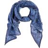 Foulard long imprimé, Couleur Berry Cashmere, 100% Polyester lavable