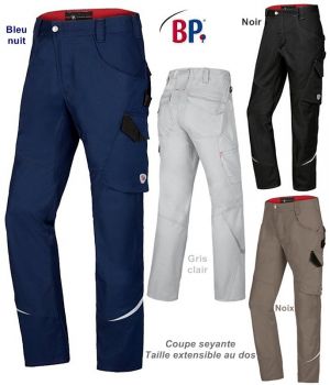 Pantalon de travail homme, Coupe seyante, Liberté de mouvement