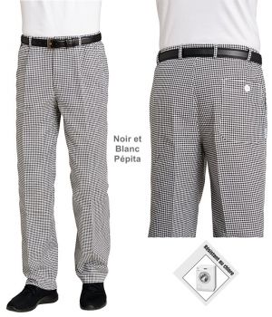 DERBY Pantalon de cuisine homme 100% coton - BGA Vêtements