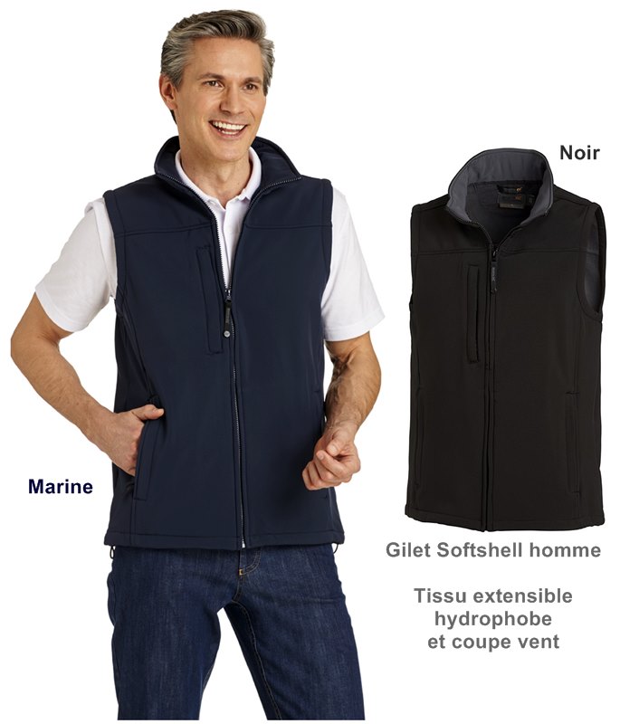 Gilet Coupe-Vent Softshell AMG pour Hommes