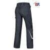 Pantalon de travail femme,Dos, Anthracite