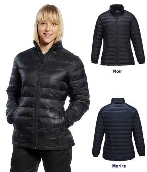 Parka Noire, Chaude et Légère pour Femme,Tailles XS et S.