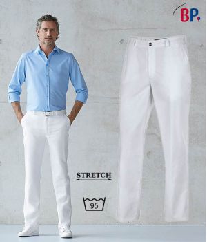 Pantalon de cuisine homme imprimé vichy bleu et blanc - Pantalons de Cuisine  