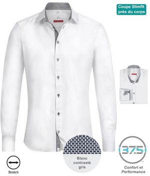 chemise grise homme