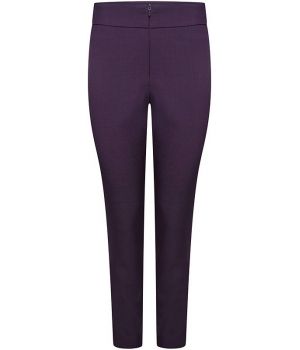 Pantalon Femme, Fermeture à Glissière Confort, Jambe Fine .