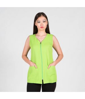 Blouse Professionnelle, Fermeture Zip, Taille S.