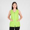 Blouse Femme Professionnelle, Sans Manches, Couleur Pistache