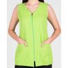 Blouse Femme Professionnelle, Fermeture à Glissière, Couleur Pistache