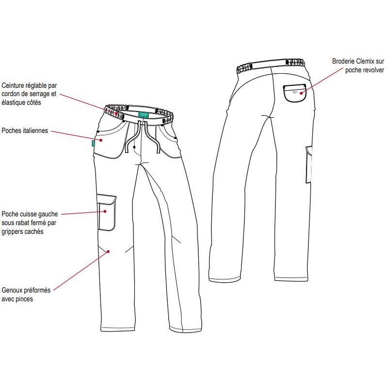Ceinture de pantalon élastique reglable