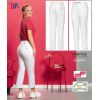 Jean Femme SlimFit Blanc, Longueur 7/8, Stretch Confort,Taille 40-42.