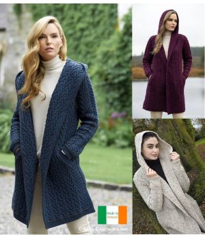 manteau en laine femme avec capuche