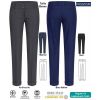 Pantalon Femme Taille Basse, Coupe Cigarette Slim, Bleu roi taille 38.