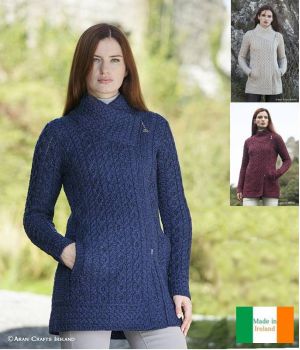 Snood irlandais chaud pure laine Aran Crafts
