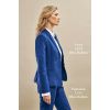 Pantalon Femme Premium, Bleu Italien, présenté avec Vêtements Coordonnés