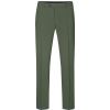 Pantalon Homme Premium Bi-stretch, Coupe Ajustée, Vert olive