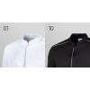 Veste Cuisine Manches Courtes, Lyocell TENCEL™ Polyester Côtés et Dos, Blanc et Noir