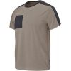 T-shirt Col rond, Adolphe Lafont, Bicolore, Beige et noir