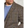 Veste Homme Harris Tweed, Vert et Bleu HerringBone, et carreaux Bleu et Beige