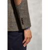 Veste Homme Harris Tweed, Vert et Bleu HerringBone, et carreaux Bleu et Beige